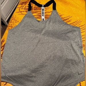 Women's Gray Athletic Tank Top